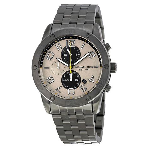 michael kors mens gun metal|men s Michael Kors sale.